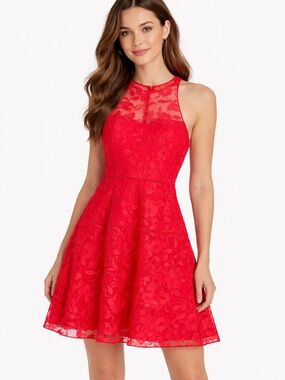 Elegant Red Lace Dress
Size 6
NEW